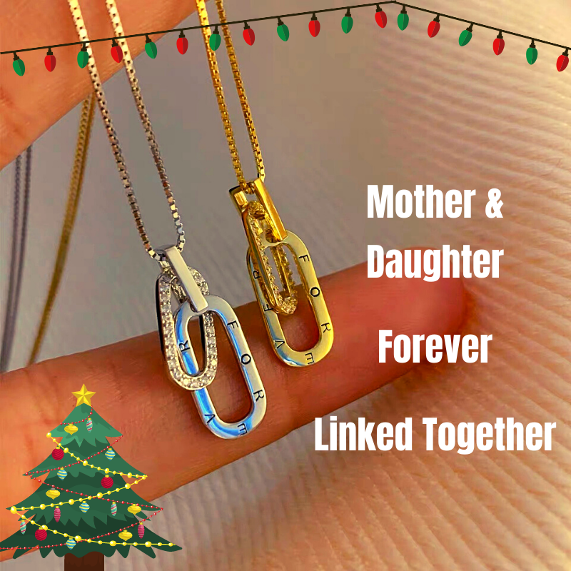 Mother & Daughter Forever Linked Together Beauty Necklace
