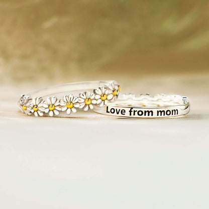Love From Mom-I Think About You Every Daisy Ring