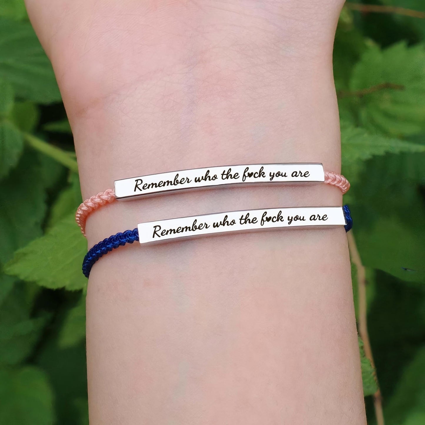 Remember Who The Fuck You're Tube Bracelet