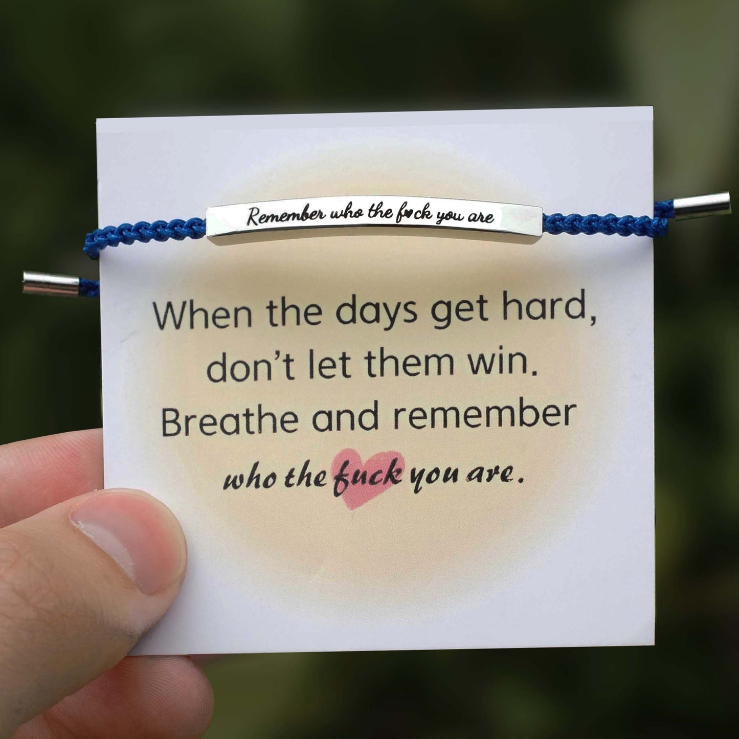 Remember Who The Fuck You're Tube Bracelet