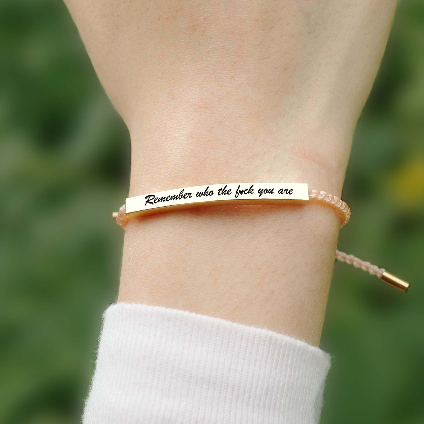 Remember Who The Fuck You're Tube Bracelet