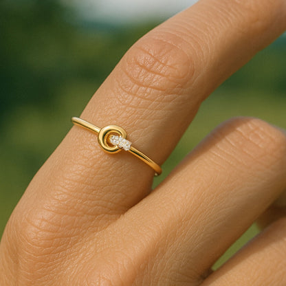 Mother & Daughter Interlocking Ring