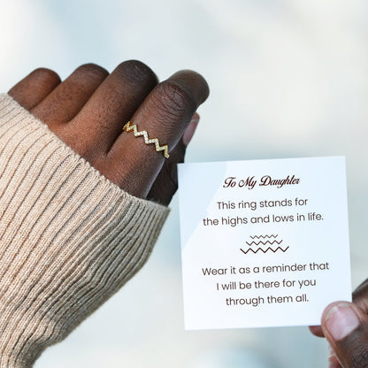 Love From Mom  Highs And Lows Ring