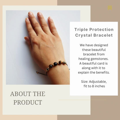 'Small Circle of Friend' Courage and Strength Crystal Bracelet