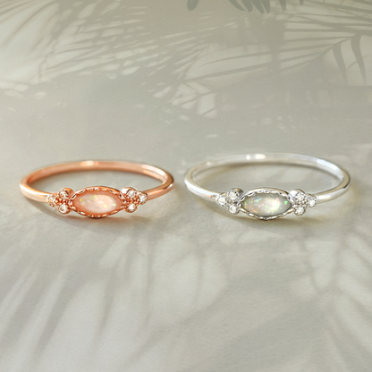 Mother & Daughter Matching Opal Ring