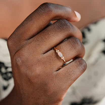 Mother & Daughter Matching Opal Ring