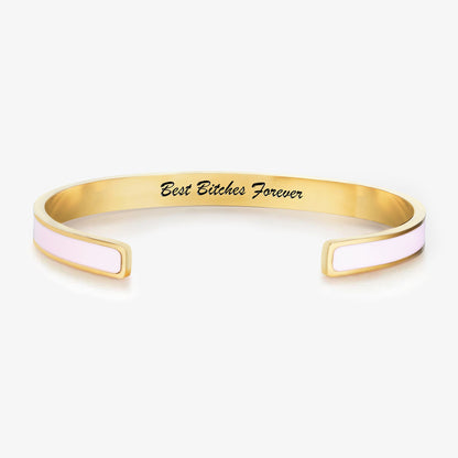 Best Bitches Forever Multiple Color Cuff Bracelet