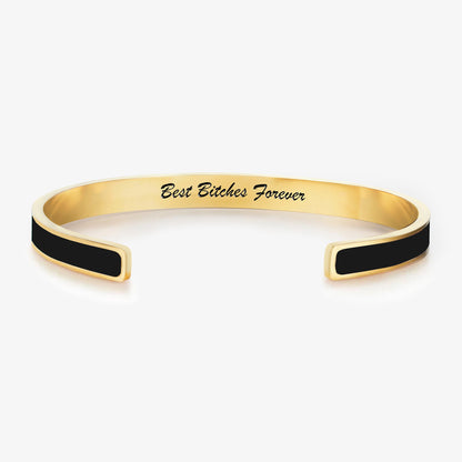 Best Bitches Forever Multiple Color Cuff Bracelet