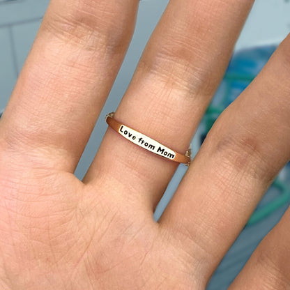 Love From Mom  Highs And Lows Ring