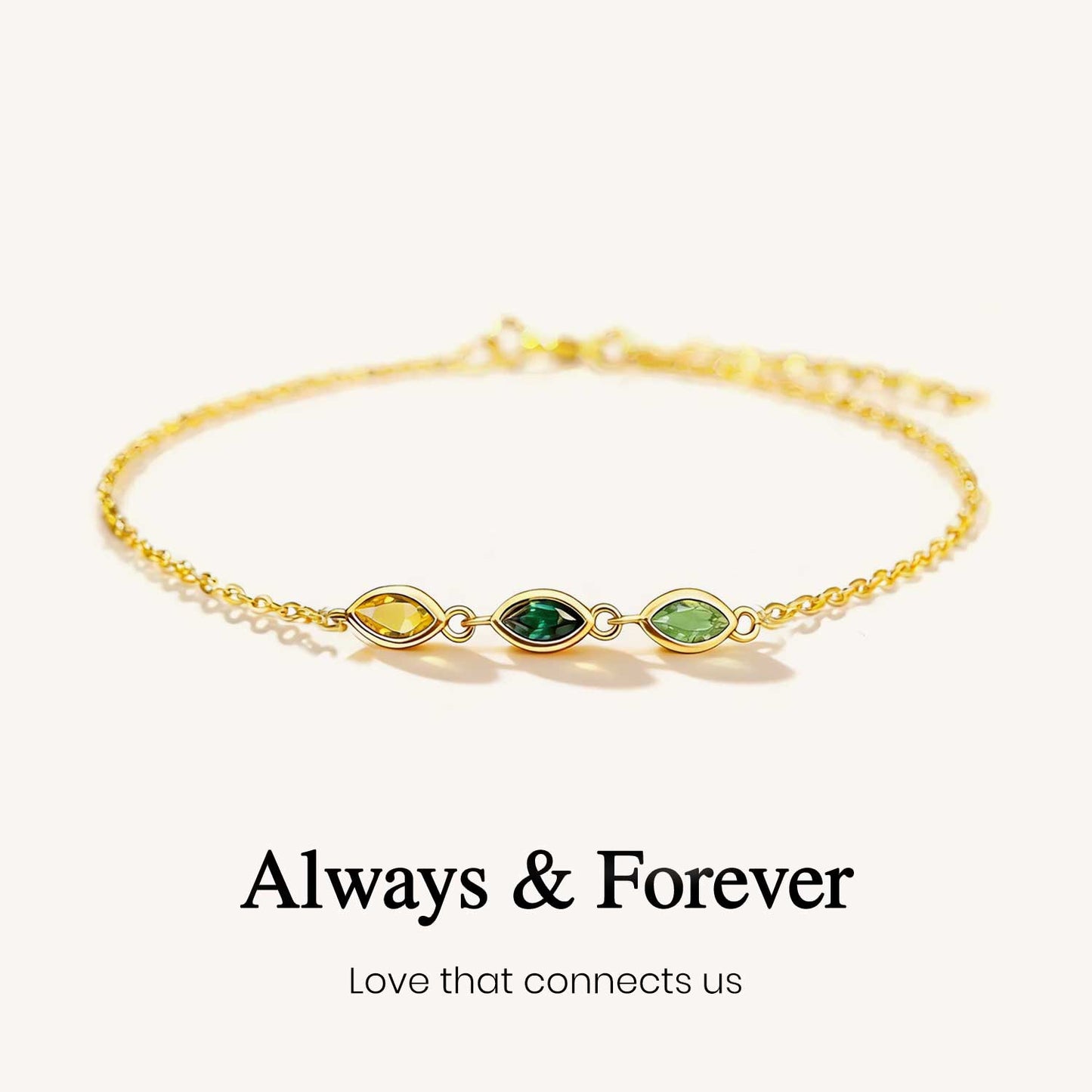Always Togther Birthstone Bracelet