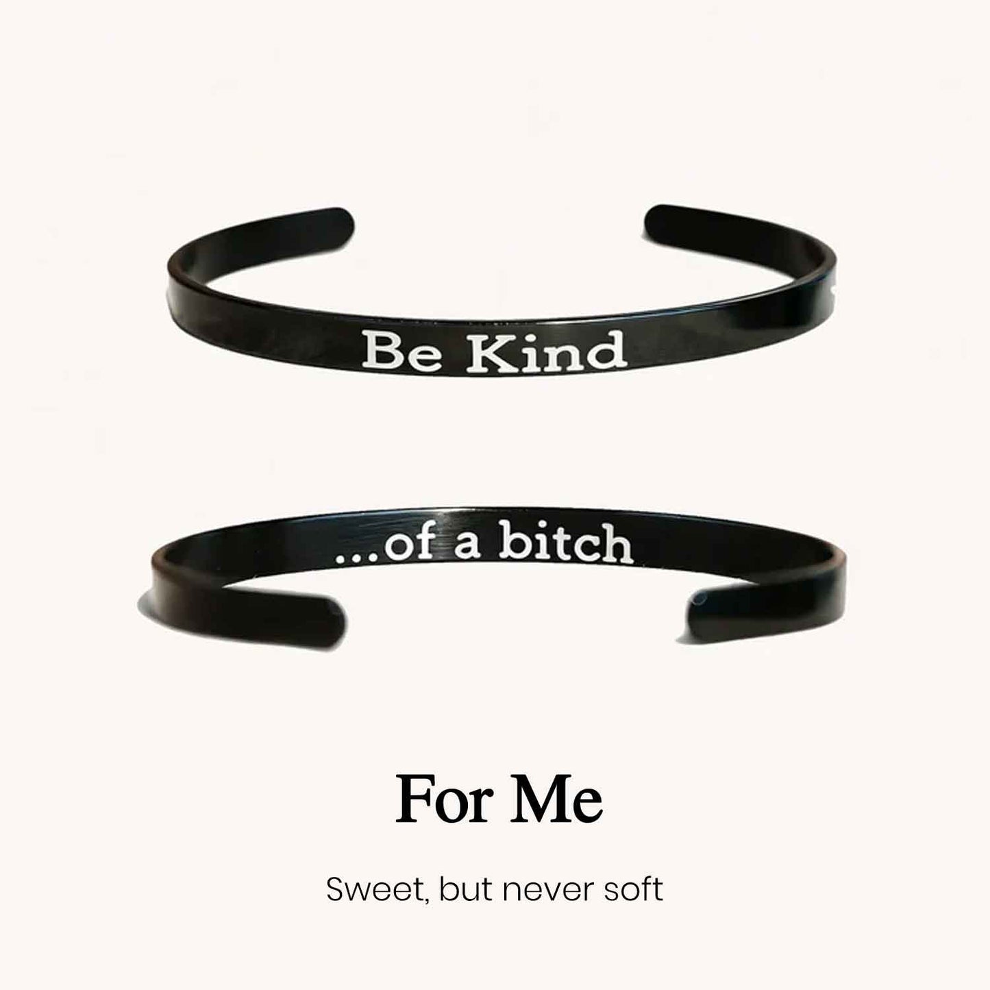 Be Kind Cuff Mantra Cuff Bracelet