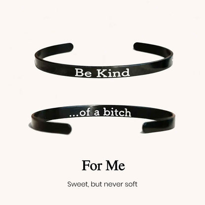 Be Kind Cuff Mantra Cuff Bracelet