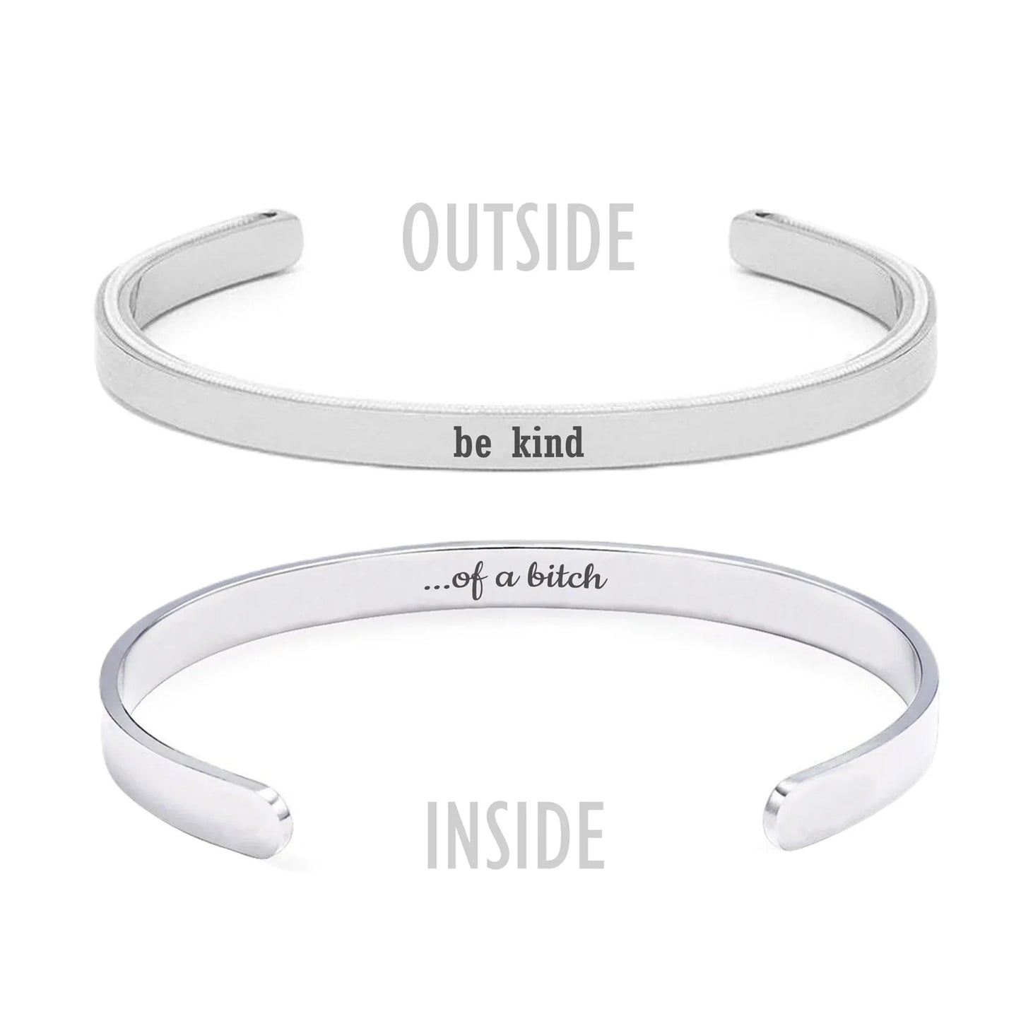 Be Kind Cuff Mantra Cuff Bracelet