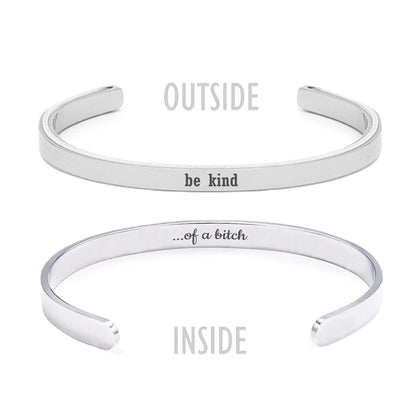 Be Kind Cuff Mantra Cuff Bracelet