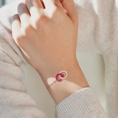 Bestie & Me Linking Birthstone Bracelet