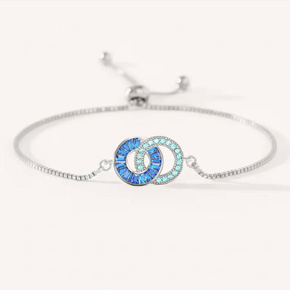 Bestie & Me Linking Birthstone Bracelet