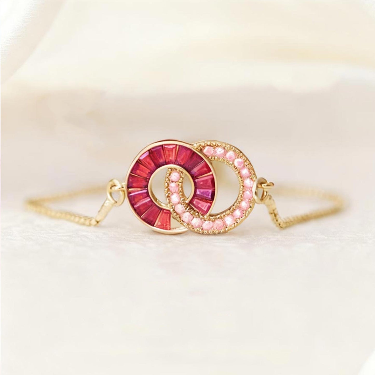 Bestie & Me Linking Birthstone Bracelet