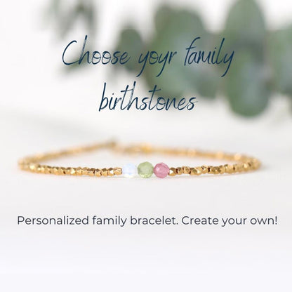 Choose Your Family Birthstones Bracelet