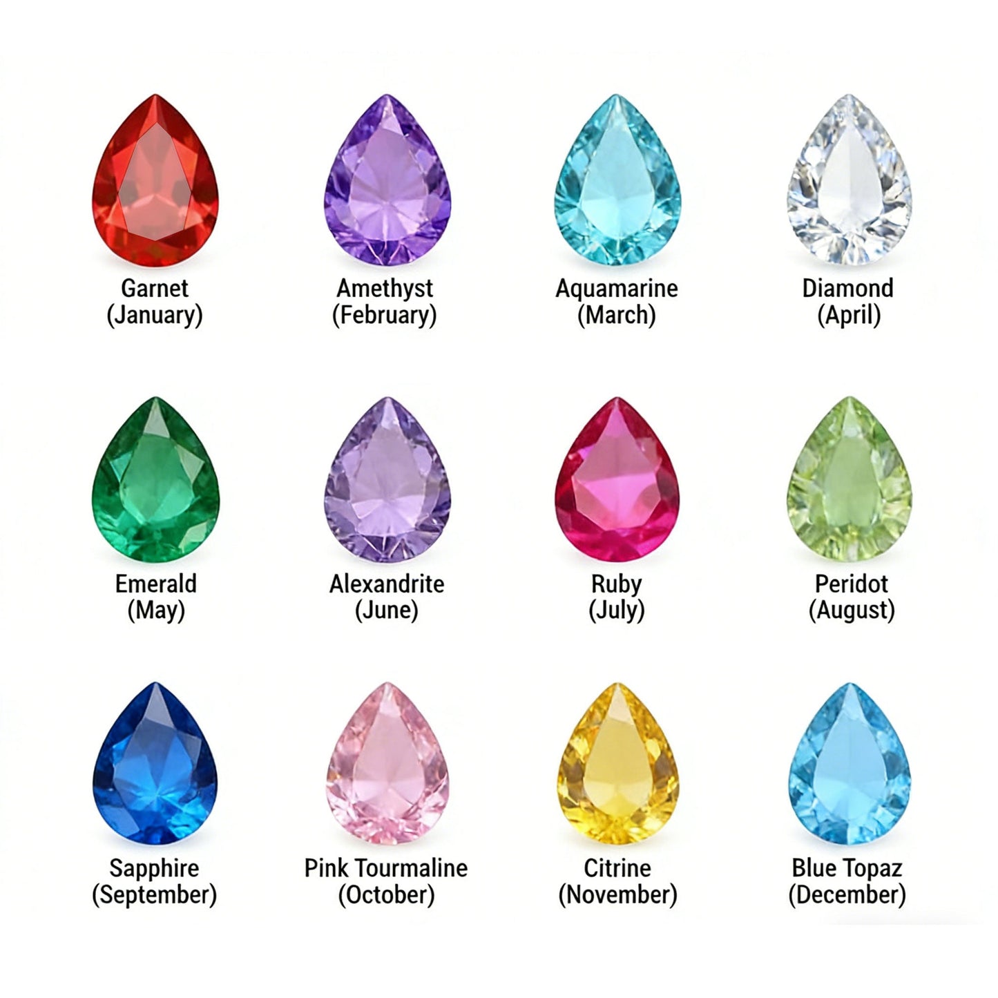 Custom Adjustable Birthstone Ring
