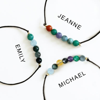 Custom Name Gem Bracelet