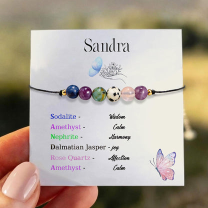 Custom Name Gem Bracelet