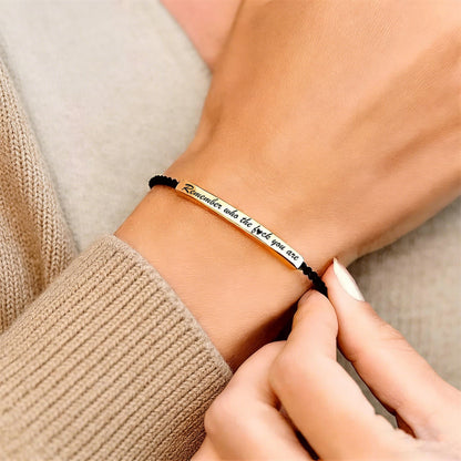 Remember Who The Fuck You're Tube Bracelet
