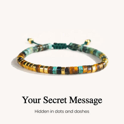Custom Morse Code Bracelet