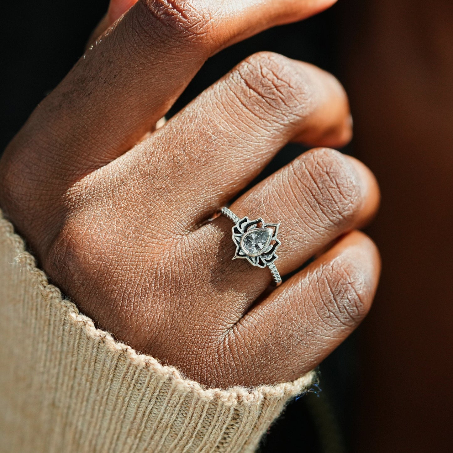 Strong As Fuck Lotus Ring