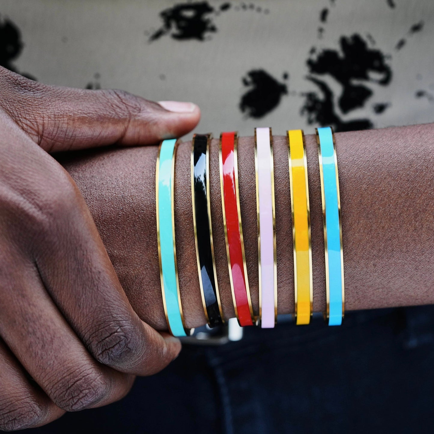 Best Bitches Forever Multiple Color Cuff Bracelet