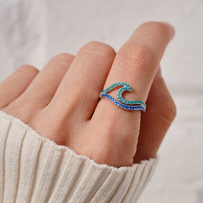 Best Bi♥︎ches Dual Waves Friendship Ring