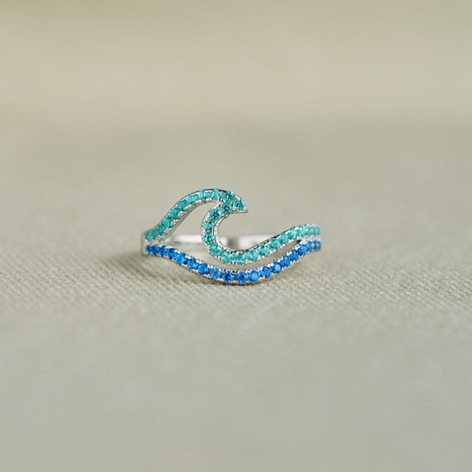 Best Bi♥︎ches Dual Waves Friendship Ring