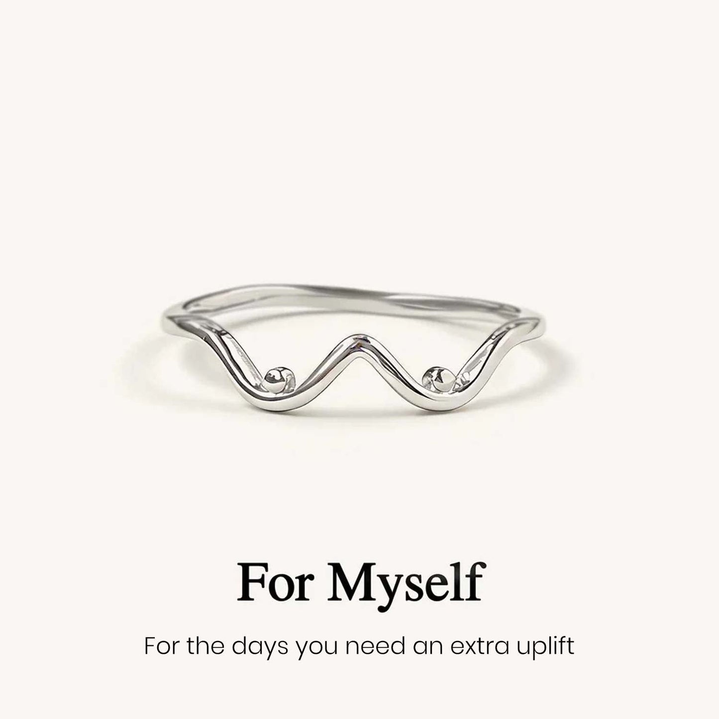 Empowerment Chin Up Tits Out Silver Boobie Ring
