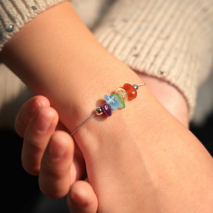 Girl Gang Spell Raw Crystal Bracelet