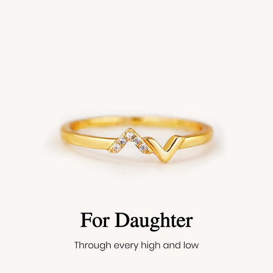 Highs & Lows Ring for Daughter