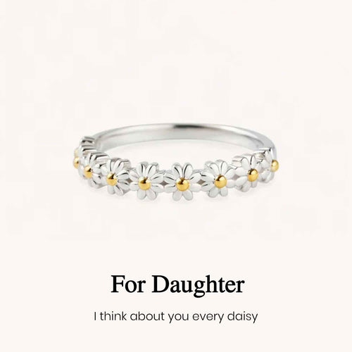 Love From Mom-I Think About You Every Daisy Ring