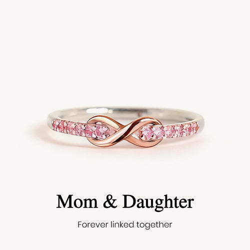 Love From Mom Infinity Band Ring