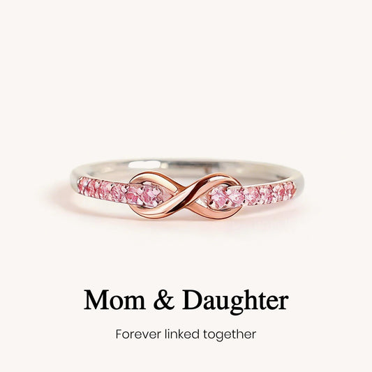Love From Mom Infinity Band Ring