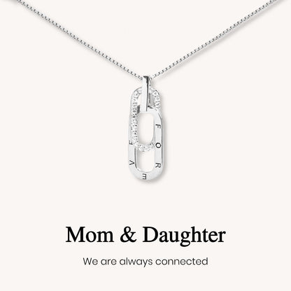 Mother & Daughter Forever Linked Together Beauty Necklace