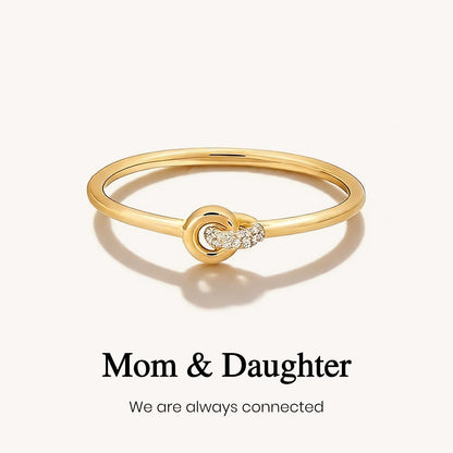 Mother & Daughter Interlocking Ring