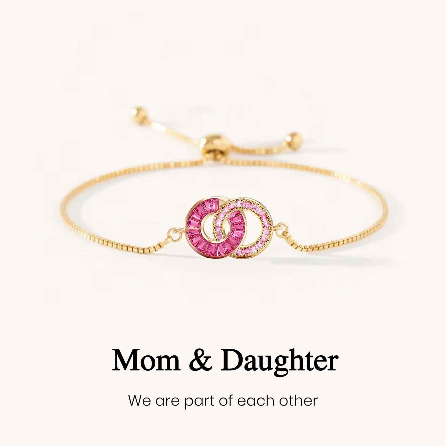 Custom Linking Birthstone Bracelet