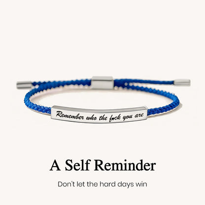 Remember Who The Fuck You're Tube Bracelet