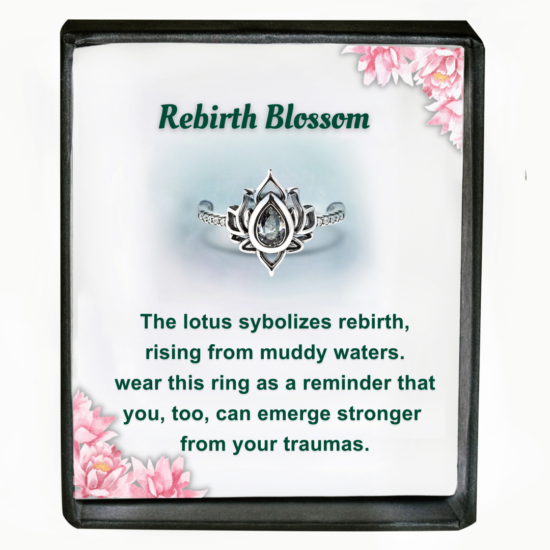 Fuck My Trauma Lotus Ring