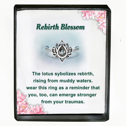 Fuck My Trauma Lotus Ring