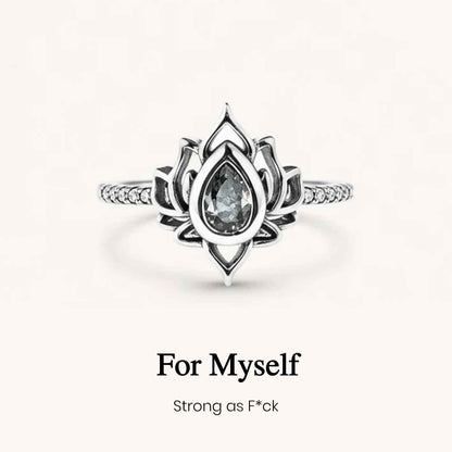 Strong As Fuck Lotus Ring