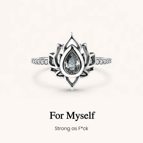 Strong As Fuck Lotus Ring
