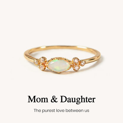 Mother & Daughter Matching Opal Ring