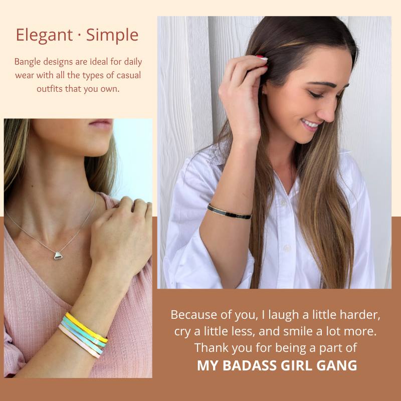 Best Bitches Forever Multiple Color Cuff Bracelet