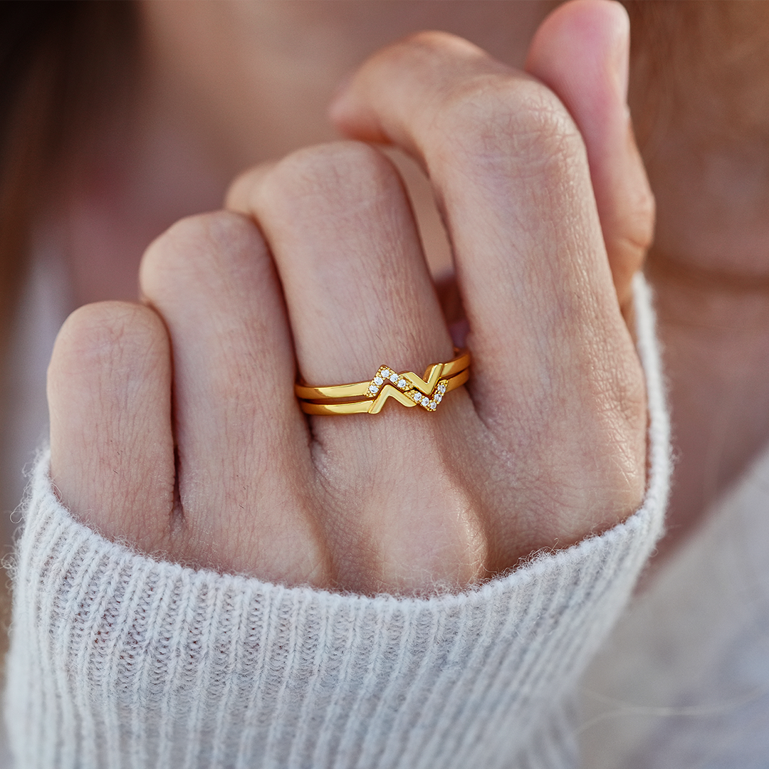Highs & Lows Ring for Daughter