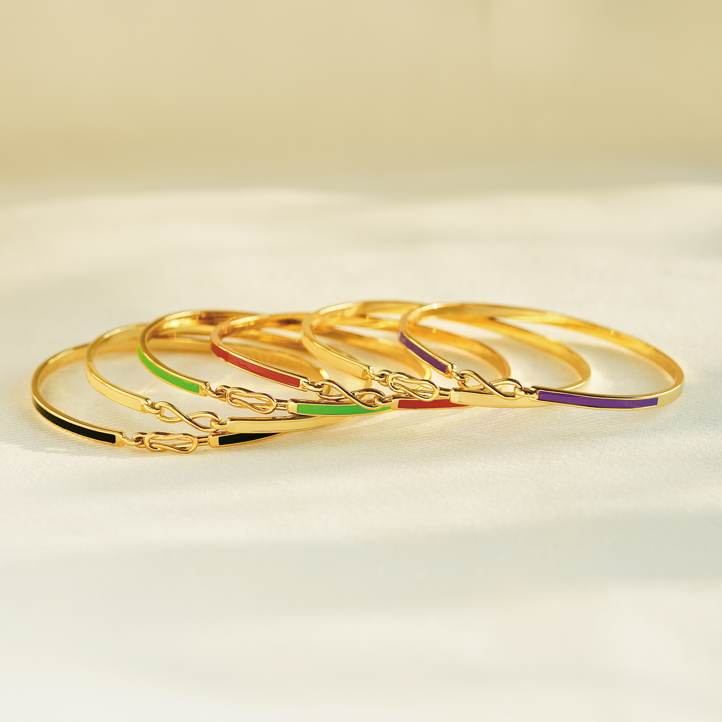I'll always be there for you Infinity Enamel Bracelet