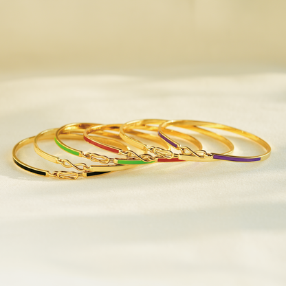 I'll always be there for you Infinity Enamel Bracelet